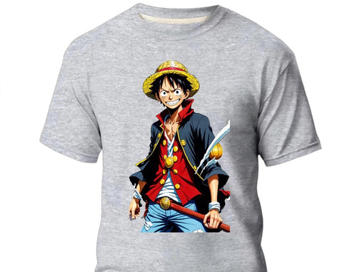 Camiseta masculina lufi Anime