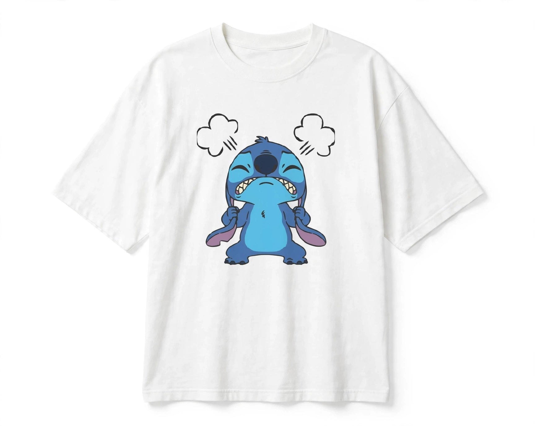 Camiseta T Shirt Stitch Orelhas Feminina 100% Poliester Estampada de Sublimação