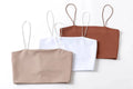 Kit com 3 Top Cropped Feminino Alças De Elásticos